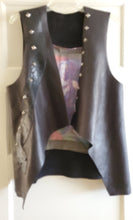 Load image into Gallery viewer, Art Of Dying Cowhide Leather Vest