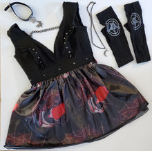 Load image into Gallery viewer, Black Widow Baby Doll Dress