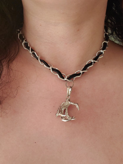 Raven Claw Pendant Necklace