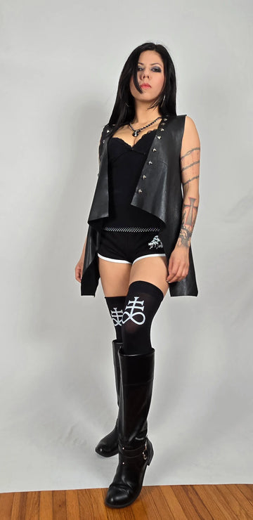 Art Of Dying Cowhide Leather Vest