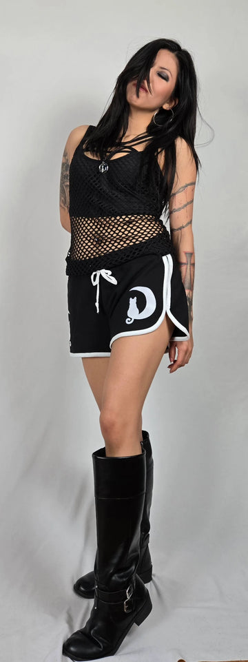 Cat Themed Athletic Shorts