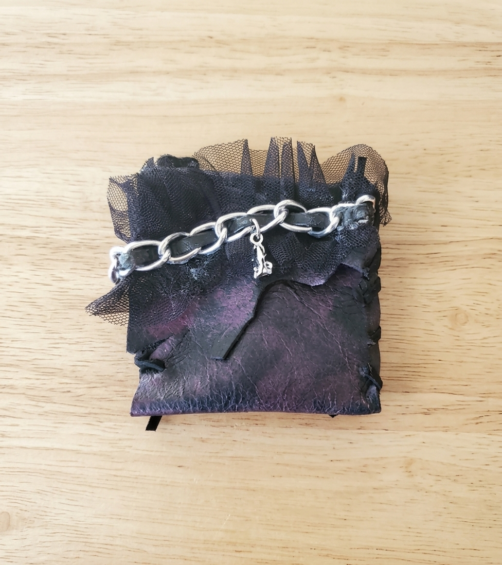 Hand Painted Leather Coin Purse (Handbag)