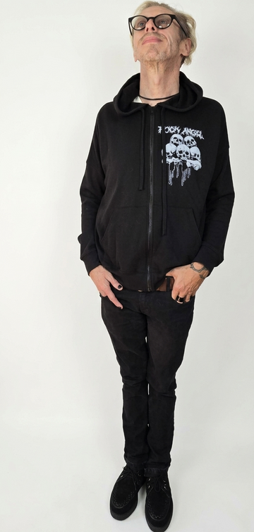 Men Shadow Reaper Skull Hoodie