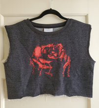 Load image into Gallery viewer, Red Rose Crop Top
