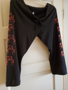 Dripping Rose Capri Jogger Pant