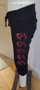 Dripping Rose Capri Jogger Pant