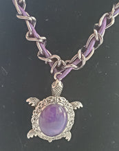 Load image into Gallery viewer, Sea Turtle Braided Chain Necklace
