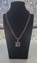 Load image into Gallery viewer, Sea Turtle Braided Chain Necklace
