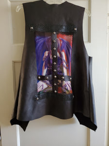 Art Of Dying Cowhide Leather Vest