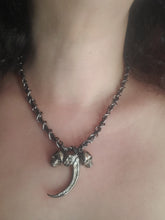 Load image into Gallery viewer, Demon Claw and Skulls Chain Necklace
