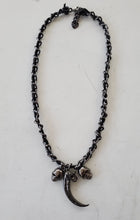 Load image into Gallery viewer, Demon Claw and Skulls Chain Necklace
