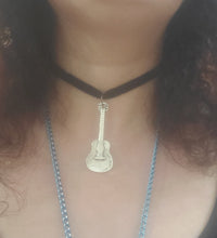 Load image into Gallery viewer, Large Guitar Choker Necklace
