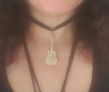 Load image into Gallery viewer, Large Guitar Choker Necklace
