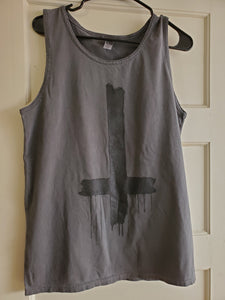 Dripping Cross Tank-Mens