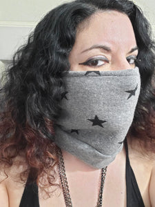 Black Star Soft Gaitor Face Mask