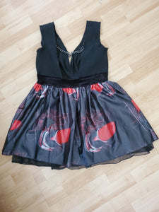 Black Widow Baby Doll Dress