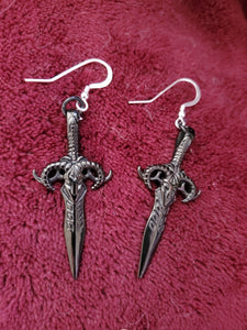 Horned Dagger Earrings