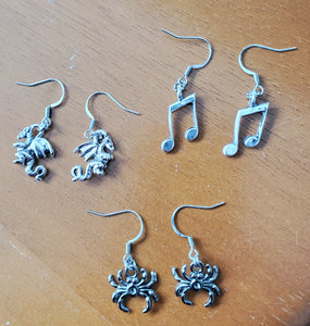 Mini Pendant Earrings