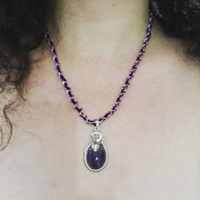 Load image into Gallery viewer, Serpent Bound Crystal Pendant Necklace
