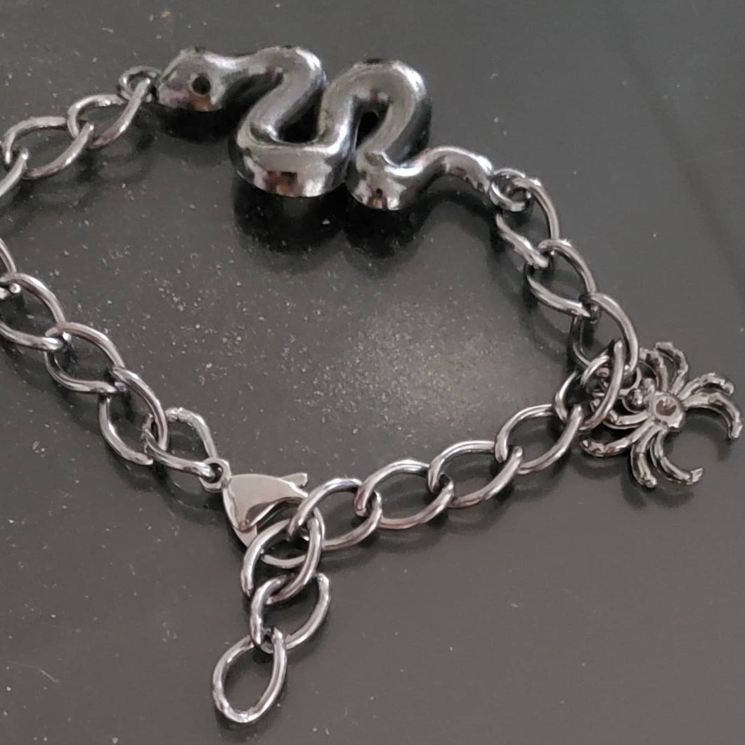 Serpent and Spider Bracelet