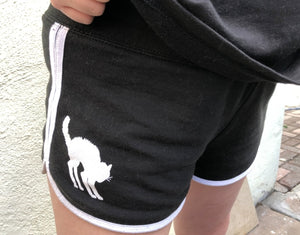 Arched Kitty Track Short