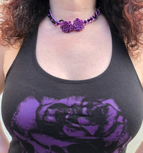 Load image into Gallery viewer, Roses on Chain Choker Necklace
