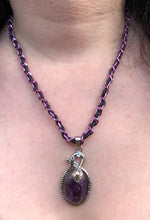 Load image into Gallery viewer, Serpent Bound Crystal Pendant Necklace
