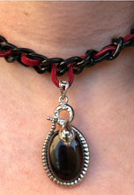 Load image into Gallery viewer, Serpent Bound Crystal Pendant Necklace
