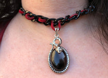 Load image into Gallery viewer, Serpent Bound Crystal Pendant Necklace
