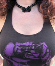 Load image into Gallery viewer, Roses on Chain Choker Necklace
