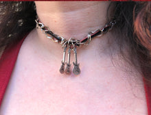 Load image into Gallery viewer, Guitar Pendant Chain Choker Necklace
