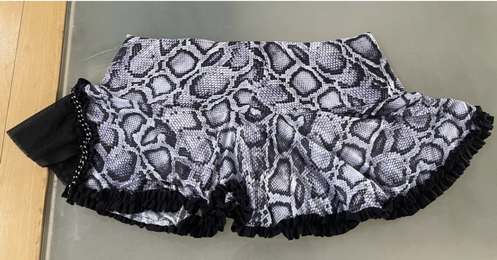 Serpent Print Lily Mini Skirt
